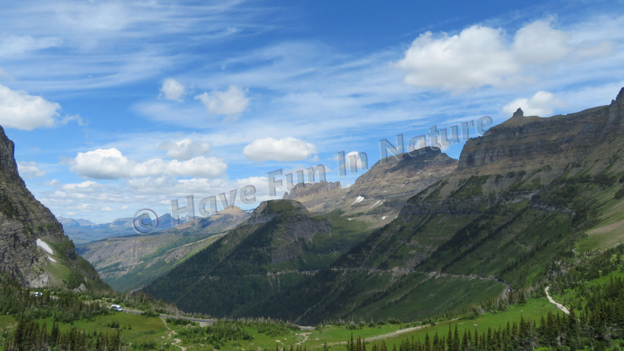 Going to the Sun Road in Glacier National Park