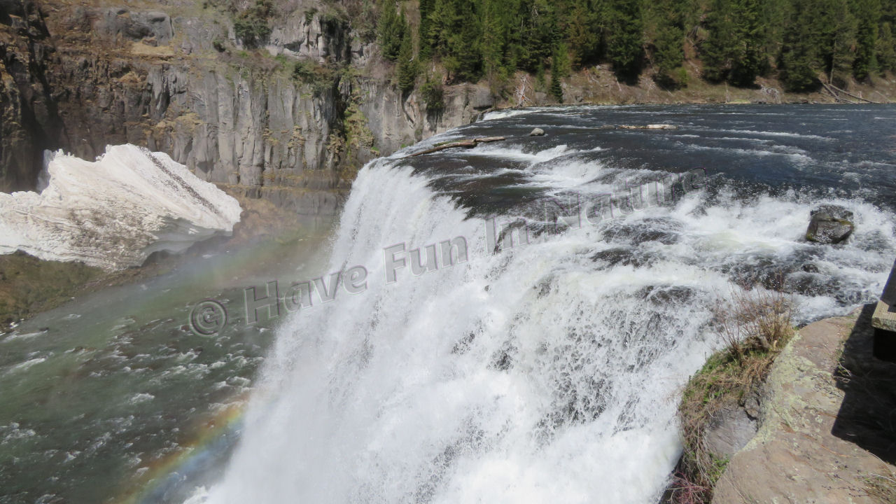 Upper Mesa Falls in Idaho